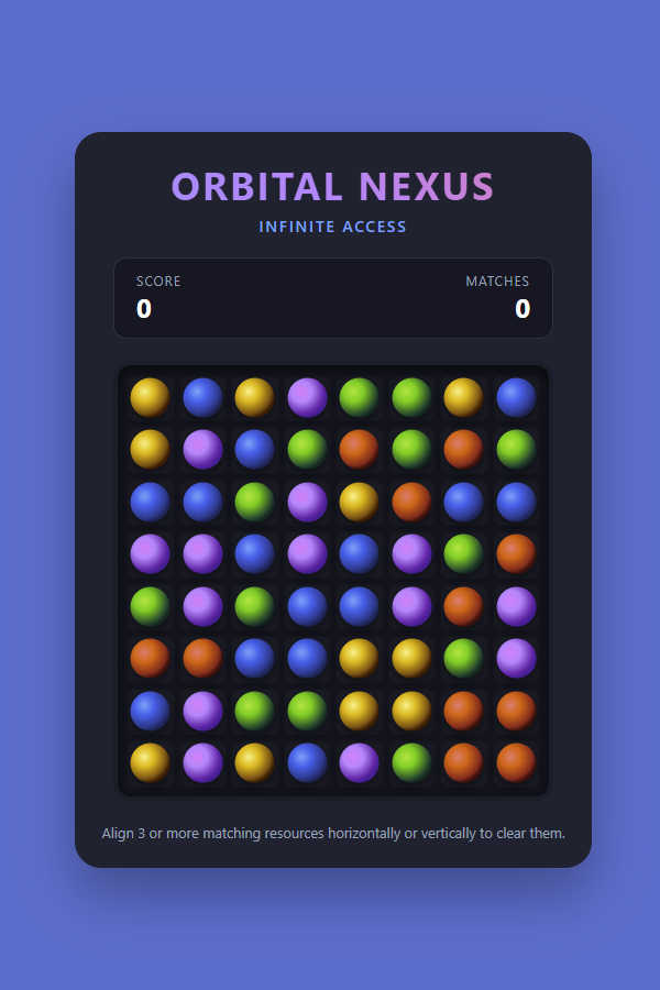 Play OrbitalNexus Link Action Game